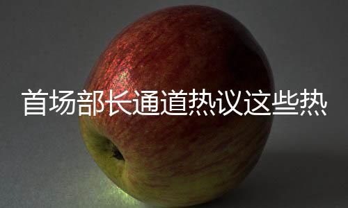 首场部长通道热议这些热点话题，各领域未来展望引人关注