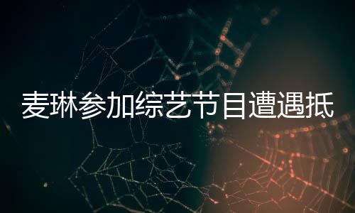 麦琳参加综艺节目遭遇抵制事件背后赞助商的重要回应