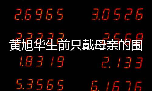 黄旭华生前只戴母亲的围巾，一段深藏的亲情与奉献的故事