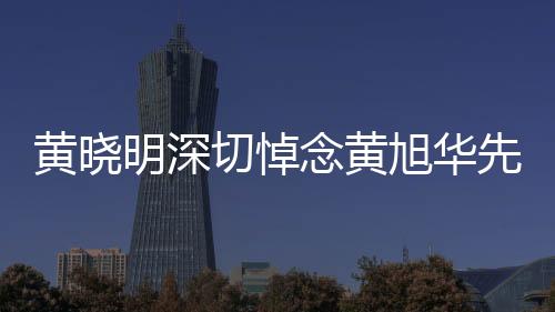 黄晓明深切悼念黄旭华先生，一路走好，科技之光永驻人心