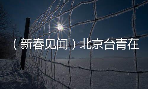 （新春见闻）北京台青在“鼓舞”中迎接新年