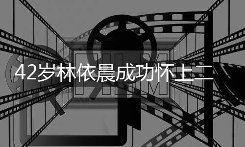 42岁林依晨成功怀上二胎，再次引发公众关注