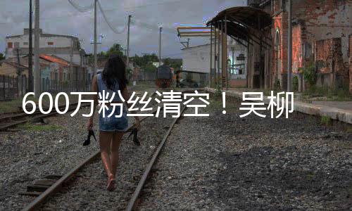 600万粉丝清空！吴柳芳解封开直播 最高在线超2万人