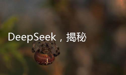 DeepSeek，揭秘其无所不能的AI工作领域