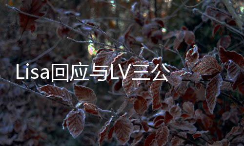 Lisa回应与LV三公子恋情
