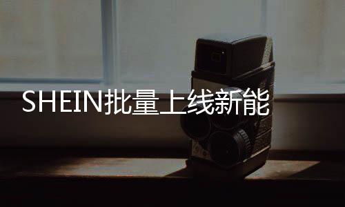 SHEIN批量上线新能源车，2025年预计减碳近万吨