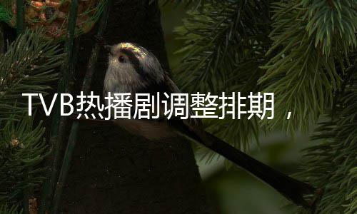 TVB热播剧调整排期，哪吒1成焦点，三部大热剧集暂时停播