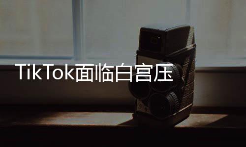 TikTok面临白宫压力，无保证下平台不得不关闭