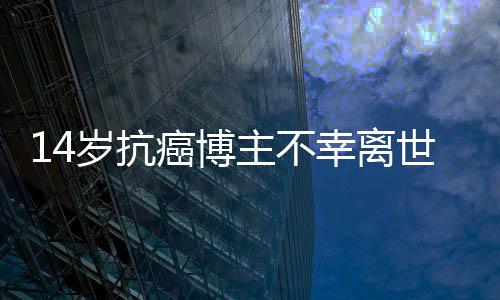 14岁抗癌博主不幸离世，生命的坚韧与脆弱