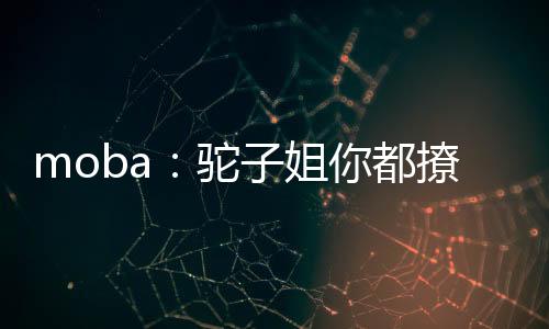 moba：驼子姐你都撩？太尬啦